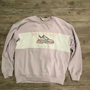 Princess Polly Women’s Light Purple Crewneck Sweater